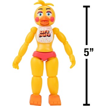 Jazwares Nights At Freddys Toy Chica - Αρθρωτή Μονή Φιγούρα 13Εκ JWFF0001 191726908333