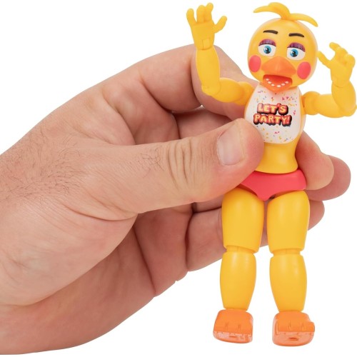 Jazwares Nights At Freddys Toy Chica - 5-Inch Articulated Figure With Jumpscare Feat JWFF0001 191726908333