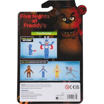 Jazwares Nights At Freddys Toy Bonnie - 5-Inch Articulated Figure With Jumpscare Fea JWFF0001 191726908319