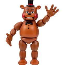 Jazwares Five Nights At Freddys Toy Freddy - 5-Inch Articulated Figure With Jumpscare Fea JWFF0001 191726826583