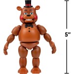 Jazwares Five Nights At Freddys Toy Freddy - 5-Inch Articulated Figure With Jumpscare Fea JWFF0001 191726826583