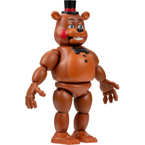 Jazwares Five Nights At Freddys Toy Freddy - 5-Inch Articulated Figure With Jumpscare Fea JWFF0001 191726826583