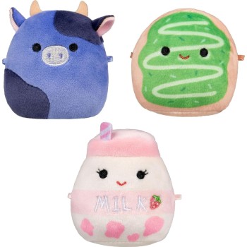 Jazwares Micromallows Sqmm0193-3 Pack  Soft Mini Squishmallows 6.5 Cm Plush Figures  JWSM0199-W2 191726888666