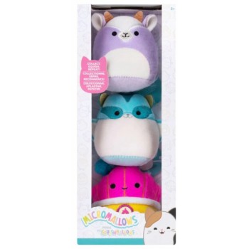 Jazwares micromallows sqmm0191-3-pack  soft mini squishmallows 6.5 cm plush toys tia JWSM0199 191726888642