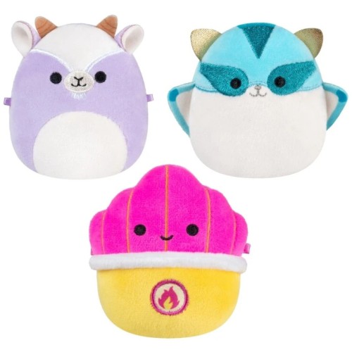 Jazwares micromallows sqmm0191-3-pack  soft mini squishmallows 6.5 cm plush toys tia JWSM0199 191726888642