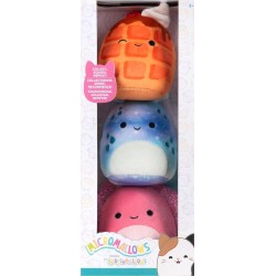 Jazwares Micromallows Squishmallows  Plush 3-Pack - Weaver The Waffle, Auggie The Cu JWSM0199 191726872870
