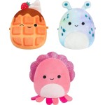 Jazwares Micromallows Squishmallows  Plush 3-Pack - Weaver The Waffle, Auggie The Cu JWSM0199 191726872870