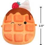 Jazwares Micromallows Squishmallows  Plush 3-Pack - Weaver The Waffle, Auggie The Cu JWSM0199 191726872870