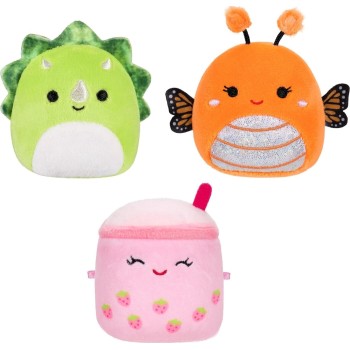 Jazwares Micromallows Sqmm0192-3 Pack,  Soft Mini Squishmallows, 6.5 Cm Plush Figure JWSM0199-W2 191726888659