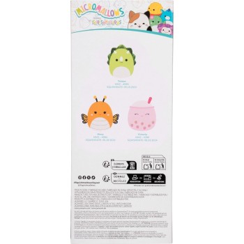 Jazwares Micromallows Sqmm0192-3 Pack,  Soft Mini Squishmallows, 6.5 Cm Plush Figure JWSM0199-W2 191726888659