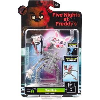 Jazwares Five Nights At Freddy's Mangle - 5-Inch Articulated Figure With Jumpscare Feature And Glow-In-The-Dark Eyes JWFF0001 19