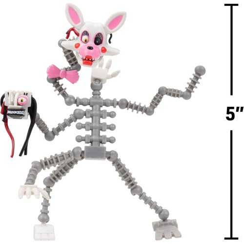 Jazwares Five Nights At Freddy's Mangle - 5-Inch Articulated Figure With Jumpscare Feature And Glow-In-The-Dark Eyes JWFF0001 19