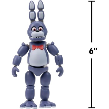Jazwares Five Nights At Freddy's 6-Inch Endo-Series Collector Figure: Endo-1 With Classic Bonnie And Withered Bonnie Pieces - Ar