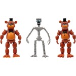 Jazwares Five Nights At Freddy's 6-Inch Endo-Series Collector Figure: Endo-1 With Classic Freddy & Withered Freddy Pieces - Arti