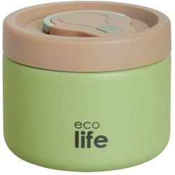 eco life Ecolife Δοχείο Φαγητού Θερμός Inox Πράσινο 650Ml 33-FC-9095 5208009003618