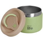 eco life Ecolife Δοχείο Φαγητού Θερμός Inox Πράσινο 650Ml 33-FC-9095 5208009003618