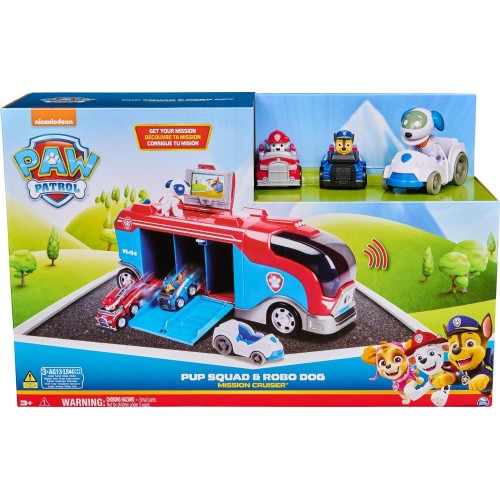 Spin Master Paw Patrol: Pup Squad & Robo Dog - Mission Cruiser Vehicle Playset (6070313)* 6070313 681147021358