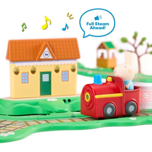 Giochi Preziosi Peppa Pig Peppa whizz around σετ παιχνιδιου το τρενο του παππου γουρουνακι 08344 5029736083441