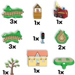 Giochi Preziosi Peppa Pig Whizz Around Clickety Clack Train Set, Motorised Vehicles, Track Toys, Pre-school Toys 08344 502973608