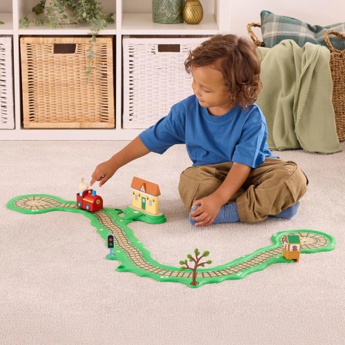 Giochi Preziosi Peppa Pig Whizz Around Clickety Clack Train Set, Motorised Vehicles, Track Toys, Pre-school Toys 08344 502973608