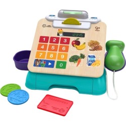 Hape Kids II Wooden Magic Touch Cash Register 800914G53 6943478040588