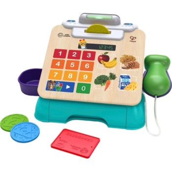 Hape Kids II Ξύλινο Magic Touch Ταμειακή Μηχανή 800914G53 6943478040588