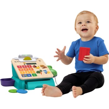 Hape Kids II Ξύλινο Magic Touch Ταμειακή Μηχανή 800914G53 6943478040588