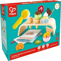 σετ παιχνιδιού hape  -γωνιά παγωτού, 20 τεμάχια E3217A 6943478046887