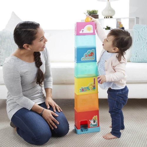 Stackable Ball Tower Hasbro Stacking Blocks Ball Tower B5847 | Toys-shop.gr