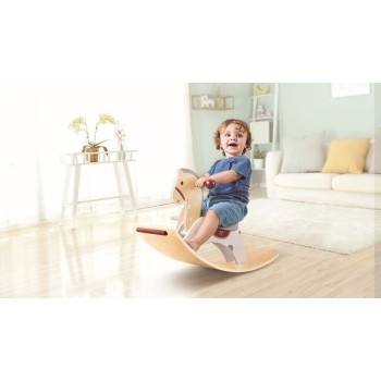 Hape Early Explorer Wooden Rocking Horse 2 In 1 E1203A 6943478039490