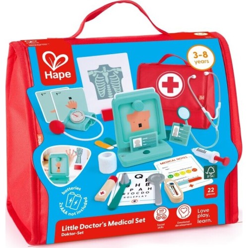 Hape Role Play Little Doctor's Medical Set E3228A 6943478051430