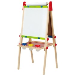Hape Ξύλινος Πίνακας Διπλής Όψεως Little Artist's Easel E2016 6943478051362