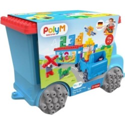 Hape Polym Construction Set Play & Count Tow Truck 114 pcs 761802 6943478041844