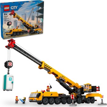 LEGO city κίτρινος κινητός γερανός οικοδομής 60409 5702017582917