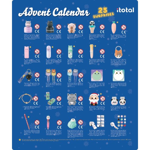  Advent Calendar Xmas I-Total XL3167 8053634007978
