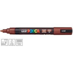 Uni-ball Mitsubishi Pencil Μαρκαδόρος Posca 2.5Mm Medium PC-5M - Κακάο Καφέ PC-5M-ΚΑΚΑΟ 4902778262573