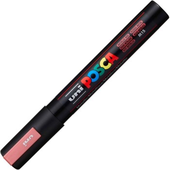 Uni-ball Mitsubishi Pencil Posca 182584 - Posca Marker With Medium-Fine Round Tip, Violet Metallic PC-5M-ΒΙΟΛΕΤΙ-ΜΕΤΑΛΛΙΚΟ 49027