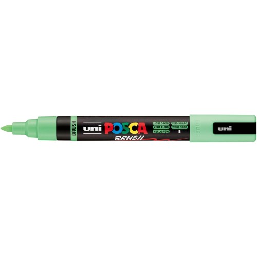 Uni-ball Mitsubishi Pencil Posca Mitsubishi Pencil - Marker Pc5br - Medium Brush Tip, Semi-Flexible, Water-Based Paint - for All