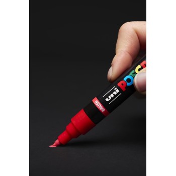 Uni-ball Mitsubishi Pencil Posca Mitsubishi Pencil - Marker Pc5br - Medium Brush Tip, Semi-Flexible, Water-Based Paint - for All