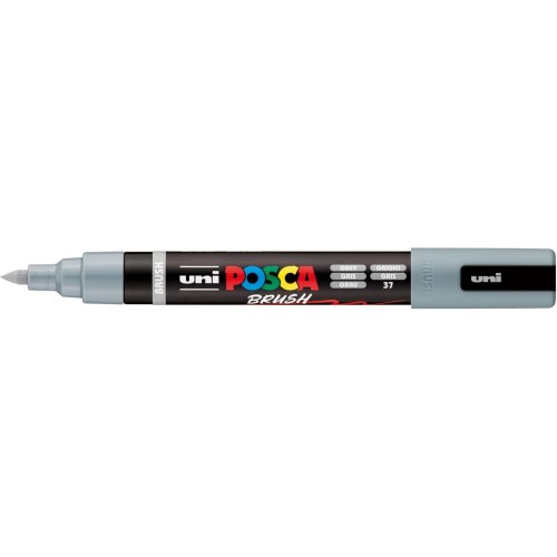 Uni-ball Mitsubishi Pencil Posca Uni-Ball Ζωγραφικής Μαρκαδόρος Grey Γκρι PC-5BR 4902778311844