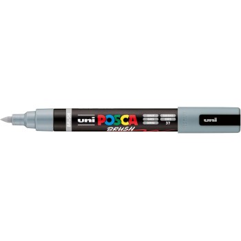 Uni-ball Mitsubishi Pencil Posca Mitsubishi Pencil - Marker Pc5br - Medium Brush Tip, Semi-Flexible, Water-Based Paint - For All