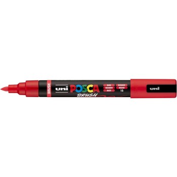 Uni-ball Mitsubishi Pencil Uni-Ball Posca Ζωγραφικής Μαρκαδόρος Κόκκινος PC-5BR 4902778311820