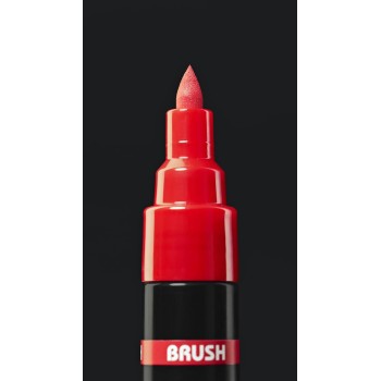 Uni-ball Mitsubishi Pencil Posca Mitsubishi Pencil - Marker Pc5br - Medium Brush Tip, Semi-Flexible, Water-Based Paint - For All