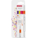 Uni-ball Mitsubishi Pencil Uni-ball Emott marker set, passionate colors, 5 pieces EMOTT 5P SET PASSION COLOURS 3701614900775