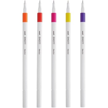 Uni-ball Mitsubishi Pencil Σετ Μαρκαδόρων Uni-Ball Emott, Passion Χρώματα, 5 Τεμάχια EMOTT 5P SET PASSION COLOURS 3701614900775