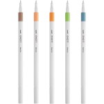 Uni-ball Mitsubishi Pencil Σετ Μαρκαδόρων Uni-ball Emott, Φυσικά Χρώματα, 5 Τεμάχια EMOTT 5P SET NATURAL COLOURS 3701614900768