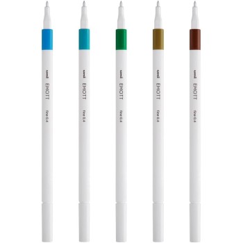 Uni-ball Mitsubishi Pencil Σετ Μαρκαδόρων Uni-ball Emott, Τροπικά Χρώματα, 5 Τεμάχια EMOTT 5P SET ISLAND COLOURS 3701614900751