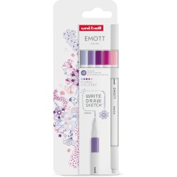 Uni-ball Mitsubishi Pencil Uni-ball Emott marker set, flower colors, 5 pieces EMOTT 5P SET FLORAL COLOURS 3701614900744