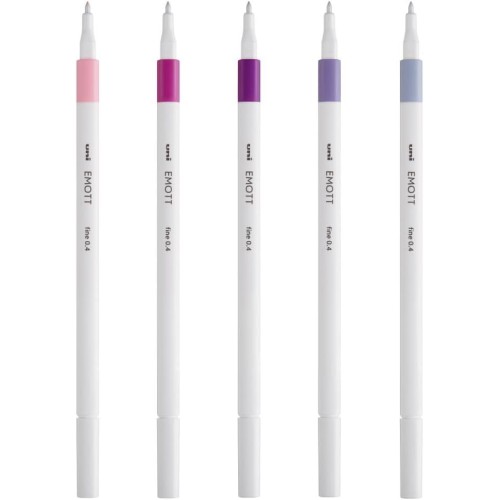 Uni-ball Mitsubishi Pencil Σετ Μαρκαδόρων Uni-ball Emott, Χρώματα Λουλουδιών, 5 Τεμάχια EMOTT 5P SET FLORAL COLOURS 370161490074