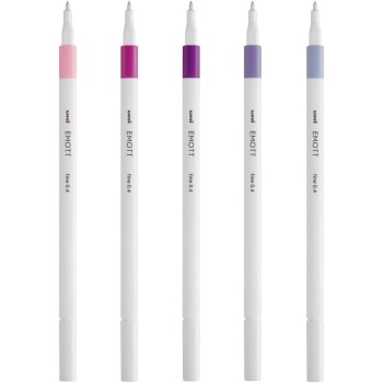 Uni-ball Mitsubishi Pencil Σετ Μαρκαδόρων Uni-ball Emott, Χρώματα Λουλουδιών, 5 Τεμάχια EMOTT 5P SET FLORAL COLOURS 370161490074
